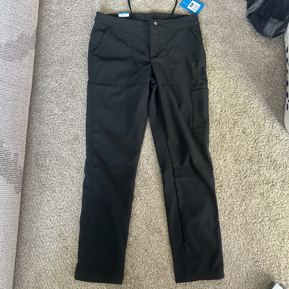 Columbia Black Straight Leg Pants Classic Design